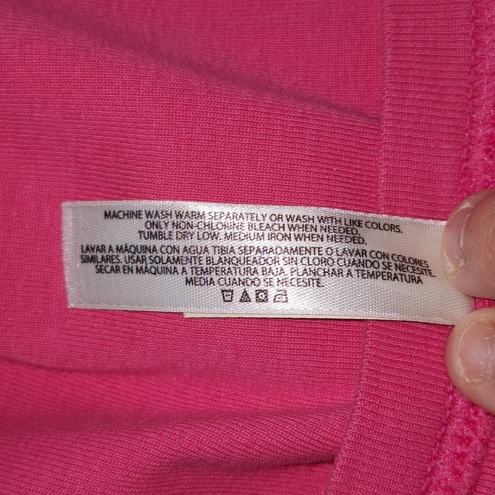 Preppy Coquette 3/4 Sleeves White Stag M (8- 10) Pink Fuchsia Button-Up Cardigan - Picture 12 of 16